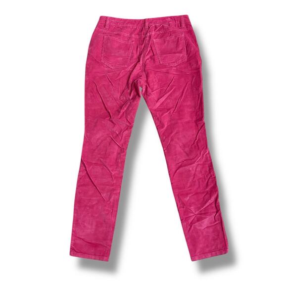 Boden Size 10 Barbie Pink Cotton Corduroy Ankle Pants Preppy Golf - Picture 5 of 5